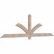 Ekena Millwork Redmond Smooth Timber Gable Bracket, Douglas Fir, 84"W x 24"H x 1 1/2"D x 3 1/2"F, 7/12 Pitch GBW084X24X0204RED00SDF - alternate 4